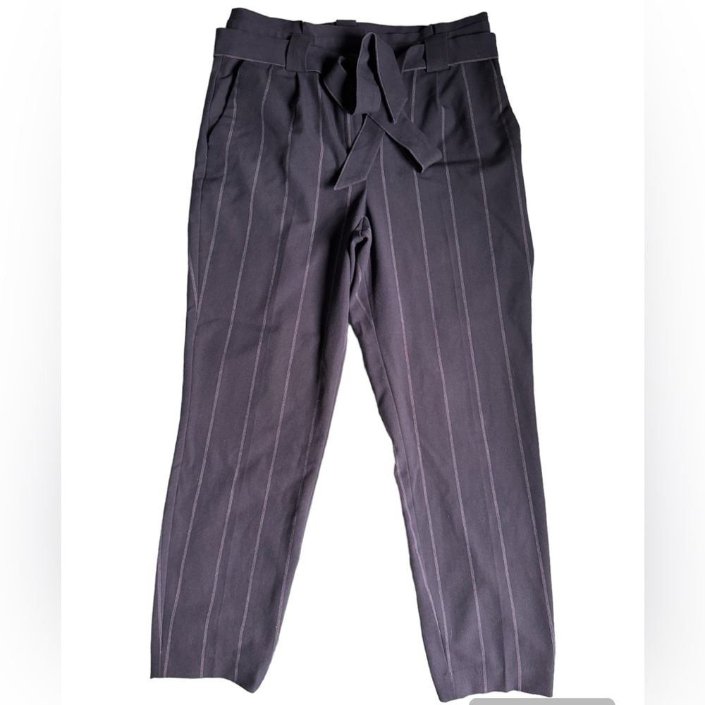 Express stripped dress slacks.